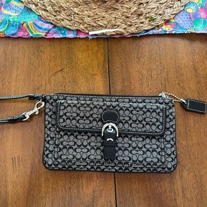 Coach Wristlet with Strap